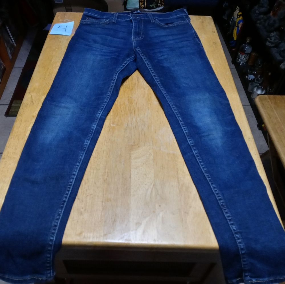 Men's Hollister super skinny jeans Size 32 Dark blue